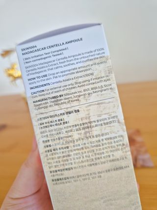 MF[스킨1004] 마다가스카르 센텔라 앰플 100ml — 5점을 준 리뷰어가 2024년 5월 올린 사용 사진