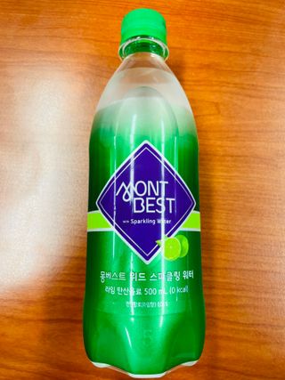 몽베스트 Montbest with Sparkling water Lime20병 — 4점을 준 리뷰어가 2022년 8월 올린 사용 사진