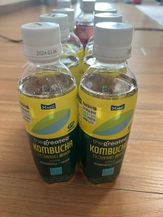 더그레잇티 콤부차 [매일유업] 더그레잇티 44kcal 콤부차 300ml *12개입 (오리지널 6개+베리리치 6개) — 5점을 준 리뷰어가 2023년 8월 올린 사용 사진
