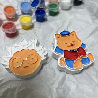 루트머지 국악캐릭터 석고방향제 DIY 키트 [4가지 모양 4가지  향 랜덤배송] — 5점을 준 리뷰어가 2022년 3월 올린 사용 사진