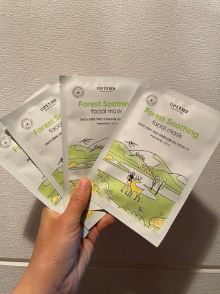 세뚜아(Cettua) 나우[세뚜아] 포레스트 수딩 마스크 Cettual Forest  Soothing Mask 4매 — 5점을 준 리뷰어가 2024년 3월 올린 사용 사진