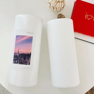 부직포나라 중금속유해물질ZERO 뜯어쓰는 주방 일회용수세미 60매 2매 — 5점을 준 리뷰어가 2022년 12월 올린 사용 사진