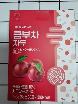 참앤들황토농원 7가지 맛! 탄산 톡톡! 스파클링! 데이앤 콤부차 7종 10포 1박스씩 ★총 7박스★ — 5점을 준 리뷰어가 2023년 1월 올린 사용 사진