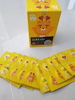 일동제약 마이니 마이니 생생톡톡비타C — 5점을 준 리뷰어가 2021년 2월 올린 사용 사진