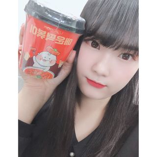 유비쿡 컵떡볶이 매운컵떡볶이2개/ 짜장컵떡볶이 2개  총 4개세트 — 5점을 준 리뷰어가 2021년 3월 올린 사용 사진