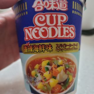 NISSIN 닛신 컵누들  4종 - 씨푸드오리지날, 씨푸드 스파이시, 씨푸드 커리, 씨푸드 XO소스 — 4점을 준 리뷰어가 2021년 11월 올린 사용 사진