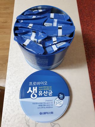 서울약사신협_프로바이오생유산균_2.5G x 100포 — 5점을 준 리뷰어가 2021년 4월 올린 사용 사진