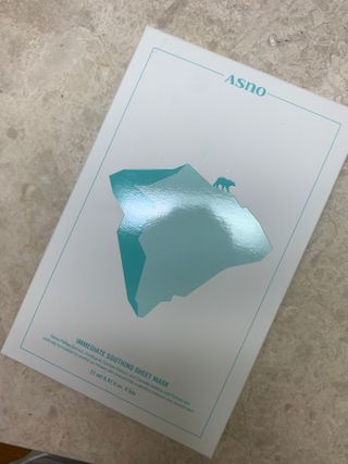 에이스노 레스큐 이미디에이트 수딩 시트마스크 — 4점을 준 리뷰어가 2021년 10월 올린 사용 사진