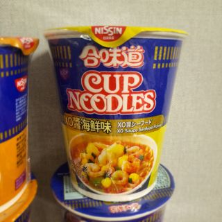 NISSIN 닛신 컵누들  4종 - 씨푸드오리지날, 씨푸드 스파이시, 씨푸드 커리, 씨푸드 XO소스 — 5점을 준 리뷰어가 2022년 4월 올린 사용 사진