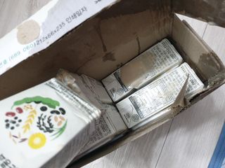 이롬 erom 황성주박사의 국산콩 두유 검은콩과 17곡 — 5점을 준 리뷰어가 2020년 12월 올린 사용 사진