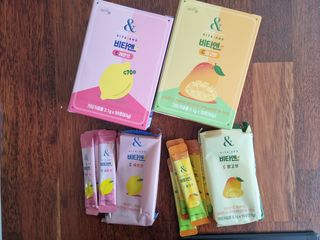 비타앤C 레몬맛, 망고맛 — 5점을 준 리뷰어가 2021년 4월 올린 사용 사진