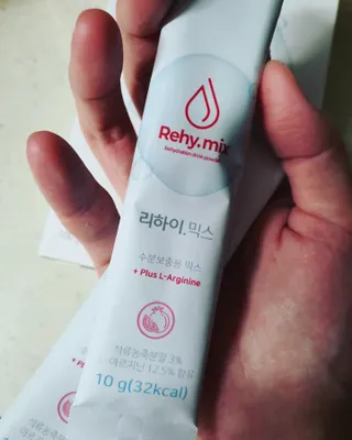 리하이.믹스 수분보충용믹스 리하이.믹스 (Rehy.mix) — 1점을 준 리뷰어가 2022년 6월 올린 사용 사진
