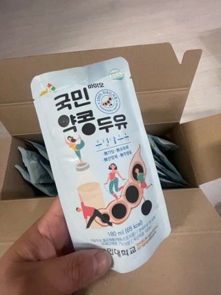 국민바이오 약콩두유 — 3점을 준 리뷰어가 2022년 5월 올린 사용 사진