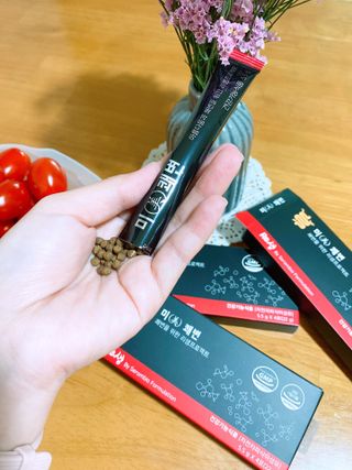 새롬바이오 리생 [미쾌변] 차전자피 식이섬유 건강기능식품 3팩 — 5점을 준 리뷰어가 2021년 6월 올린 사용 사진
