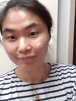 랑벨 수퍼내츄럴 아쿠아 수딩 크림 100ml — 5점을 준 리뷰어가 2022년 6월 올린 사용 사진