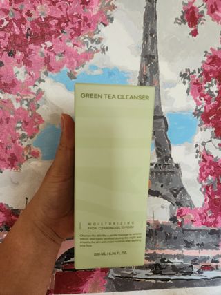프리마인 메이크업과 들뜨는 각질까지 한방에 깐달걀로! 순하기까지한 셀베이스 그린티클렌저(200ml) — 4점을 준 리뷰어가 2023년 5월 올린 사용 사진