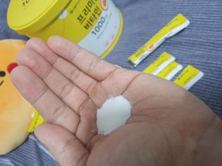 서울약사신협 프리미엄비타민C1000_2.5G x 100포 — 5점을 준 리뷰어가 2020년 12월 올린 사용 사진