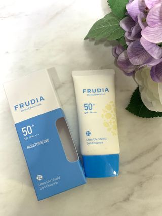 [후르디아] 혼합자차 선 에센스+톤업 선크림 2종 — 5점을 준 리뷰어가 2021년 5월 올린 사용 사진