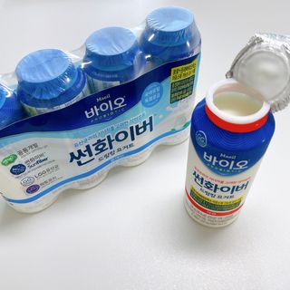 LIVE 매일바이오 썬화이버 드링킹 요거트 — 5점을 준 리뷰어가 2022년 8월 올린 사용 사진
