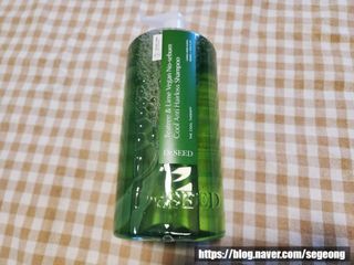 닥터시드 티트리 앤 라임 비건 지성케어 쿨 탈모 샴푸 (1000ml) — 5점을 준 리뷰어가 2023년 7월 올린 사용 사진