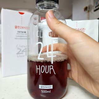 클린24시간 1BOX(5포) + 전용보틀(500ml) — 5점을 준 리뷰어가 2023년 6월 올린 사용 사진