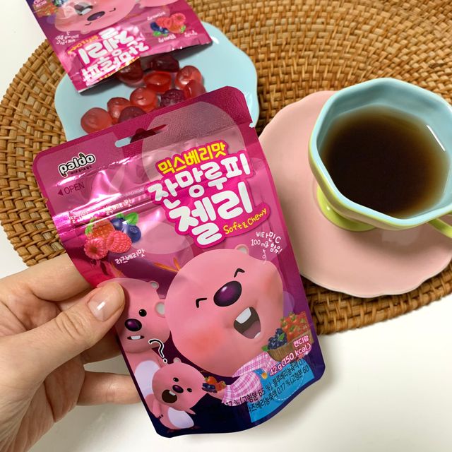 [팔도] 잔망루피젤리 믹스베리맛 42g 8개 리뷰 사진