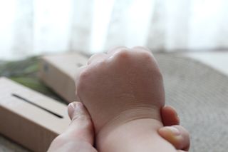 [후르디아] 끈적임 없는 착한성분 비건  핸드크림 3종 — 4점을 준 리뷰어가 2022년 2월 올린 사용 사진