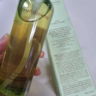 스킨큐어 산다화 순한 클렌징 동백 오일 200ml — 5점을 준 리뷰어가 2023년 2월 올린 사용 사진