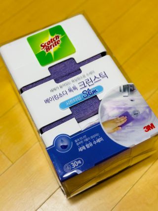 3M 스카치브라이트 크린스틱 베이킹소다 시트타입 70매 + 디스펜서 증정 — 5점을 준 리뷰어가 2023년 9월 올린 사용 사진