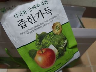 즙한가득 양배추사과즙/석류즙 30포, 선물박스 택1 — 5점을 준 리뷰어가 2022년 1월 올린 사용 사진