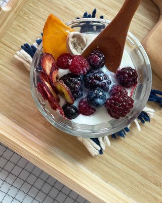 아비삭 과일칩 딸기, 감, 포도, 바나나 4종 — 3점을 준 리뷰어가 2021년 8월 올린 사용 사진