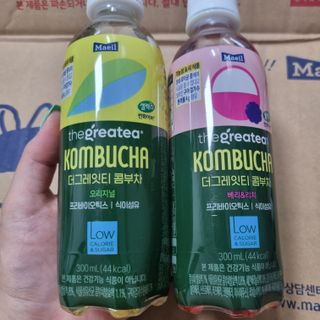 더그레잇티 콤부차 [매일유업] 더그레잇티 44kcal 콤부차 300ml *12개입 (오리지널 6개+베리리치 6개) — 4점을 준 리뷰어가 2023년 8월 올린 사용 사진