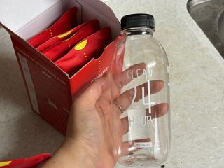 클린24시간 레드박스 1BOX(5포) + 전용보틀(500ml) — 5점을 준 리뷰어가 2024년 3월 올린 사용 사진