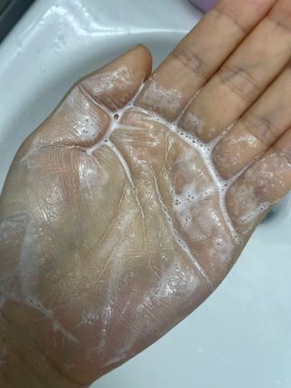 소담스퀘어 상암 [아멍코스메틱] 러뷰 리얼스킨 파룰 효소 파우더 워시 — 5점을 준 리뷰어가 2022년 12월 올린 사용 사진