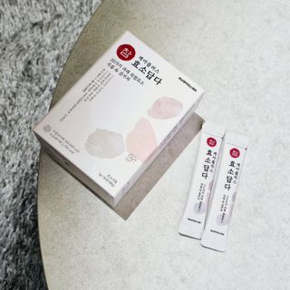 FREE [경남제약헬스케어] 런칭기념 케어플러스 참효소답다 3g x 30포/곡물효소&콤부차 — 5점을 준 리뷰어가 2023년 10월 올린 사용 사진