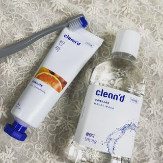 주식회사 클린디 [클린디]🌿민트향으로 상쾌하게, 단짝가글 + 맞춤 칫솔 + 치약 세트🦷 — 5점을 준 리뷰어가 2022년 1월 올린 사용 사진