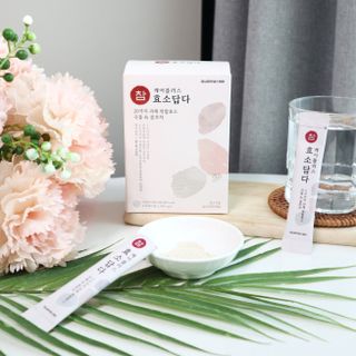 FREE [경남제약헬스케어] 런칭기념 케어플러스 참효소답다 3g x 30포/곡물효소&콤부차 — 5점을 준 리뷰어가 2023년 10월 올린 사용 사진