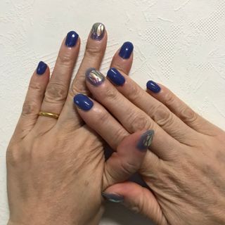 데싱디바 글레이즈 젤네일 별빛유리네일 6종_랜덤발송 — 5점을 준 리뷰어가 2021년 8월 올린 사용 사진