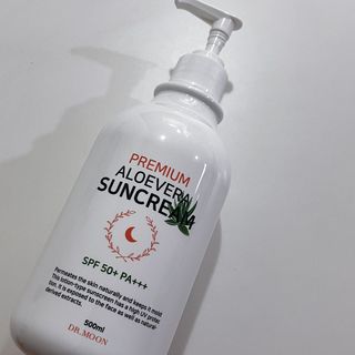 [닥터문] 프리미엄 알로에베라 선크림 500ml — 5점을 준 리뷰어가 2022년 7월 올린 사용 사진