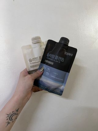 일일하우 슬리밍 플랜B 고소한 귀리맛, 진한 카카오맛 (체중조절식) — 5점을 준 리뷰어가 2023년 7월 올린 사용 사진
