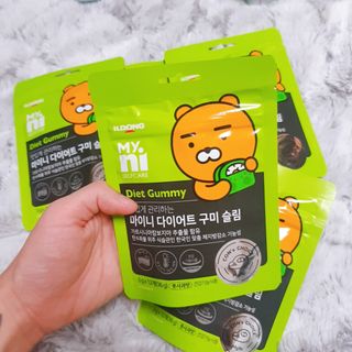 일동제약 마이니 마이니 다이어트 구미 슬림 — 5점을 준 리뷰어가 2021년 2월 올린 사용 사진