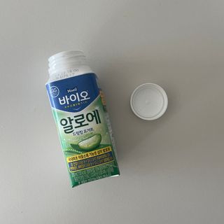 LIVE 매일바이오 알로에 드링킹 요거트 — 5점을 준 리뷰어가 2022년 4월 올린 사용 사진