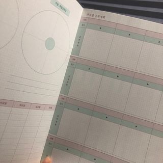 리훈 쉬운 오늘공부 스터디플래너+메모생활 30분 공부 떡메모지 — 4점을 준 리뷰어가 2022년 2월 올린 사용 사진