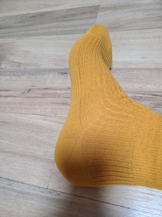 [사이즈가 있는 양말 필로이] 남/여 골지 발목 양말 4족 세트 남【S, M, L, XL】여【S, M, L】_컬러 랜덤 — 5점을 준 리뷰어가 2022년 6월 올린 사용 사진