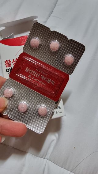 [리노브] 4세대 활성엽산 액티폴릭 270mg x 30정 — 4점을 준 리뷰어가 2022년 9월 올린 사용 사진