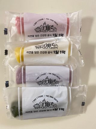 푸디푸디 1일1떡  가래떡 낱개포장 아침식사 식사대용 7종 세트 혼합 (14개입) — 4점을 준 리뷰어가 2022년 5월 올린 사용 사진