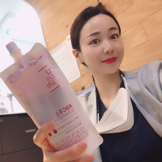 12월 15일 출시, 건강기능식품 브랜드 본리브 나 다운 시작 제품 3종 — 5점을 준 리뷰어가 2021년 2월 올린 사용 사진