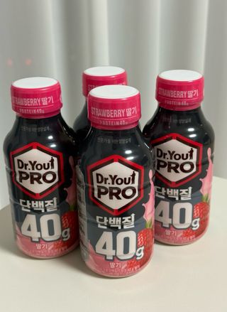 닥터유 프로 단백질드링크 40g 딸기 — 5점을 준 리뷰어가 2025년 7월 올린 사용 사진