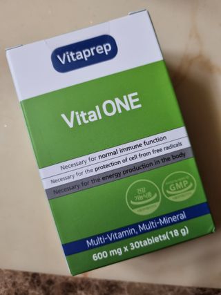뉴트리션팩토리 비타프렙 바이탈원 종합비타민 멀티비타민 600mg — 5점을 준 리뷰어가 2021년 8월 올린 사용 사진