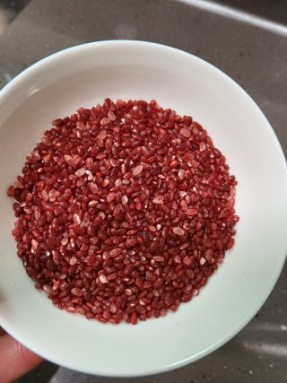 하나로라이스 기능성쌀 5종 1kg  환경을 생각한 다회용 용기 사용 — 5점을 준 리뷰어가 2022년 1월 올린 사용 사진